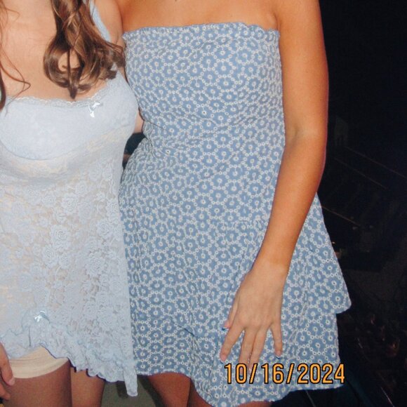 Gail Strapless Eyelet Drop Waist Dress-OG PRICE 60-AT LOWEST SUGGESTED LISTING - Picture 6 of 6